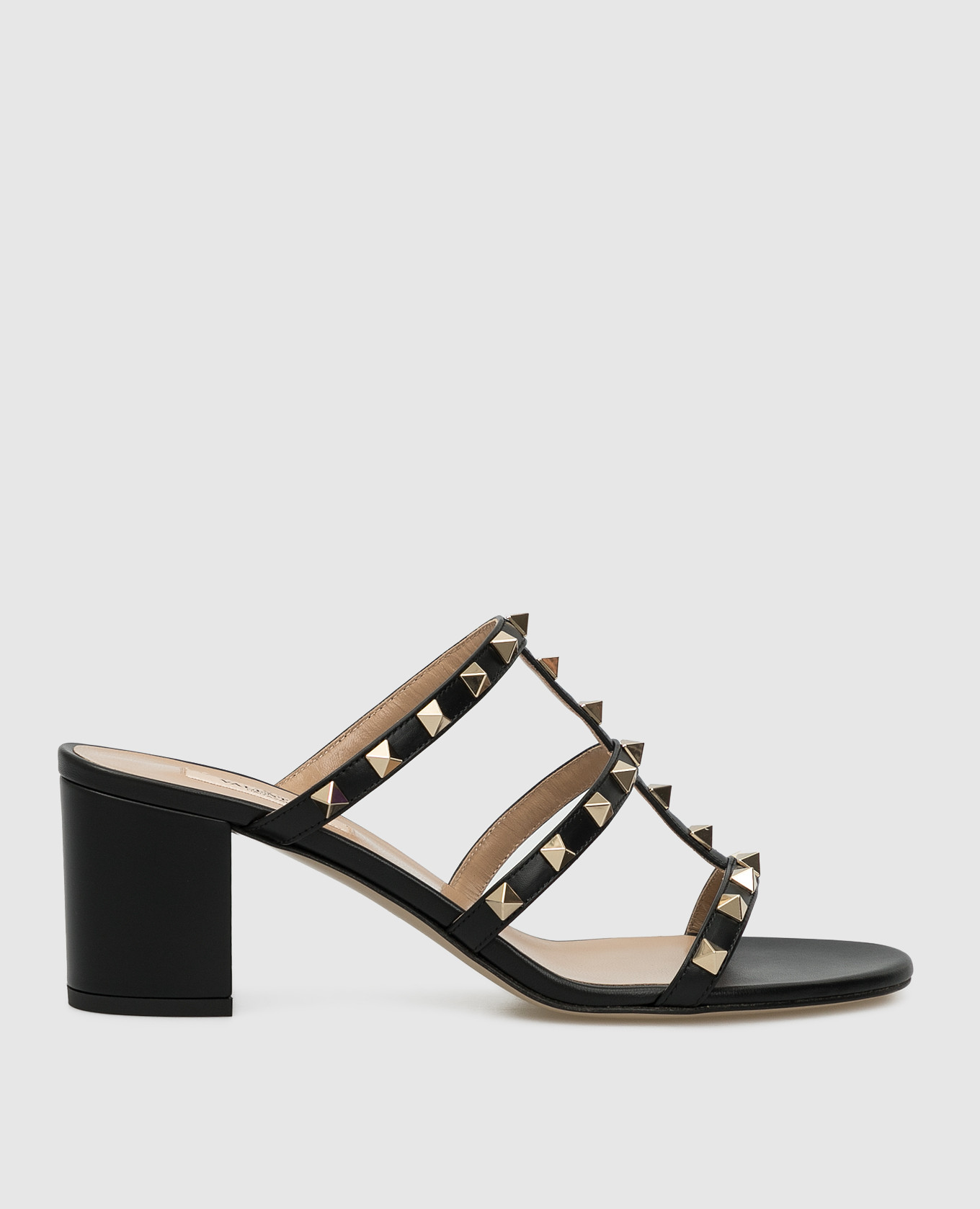 

Кожаные босоножки "Rockstud" Valentino, Черный, Босоножки