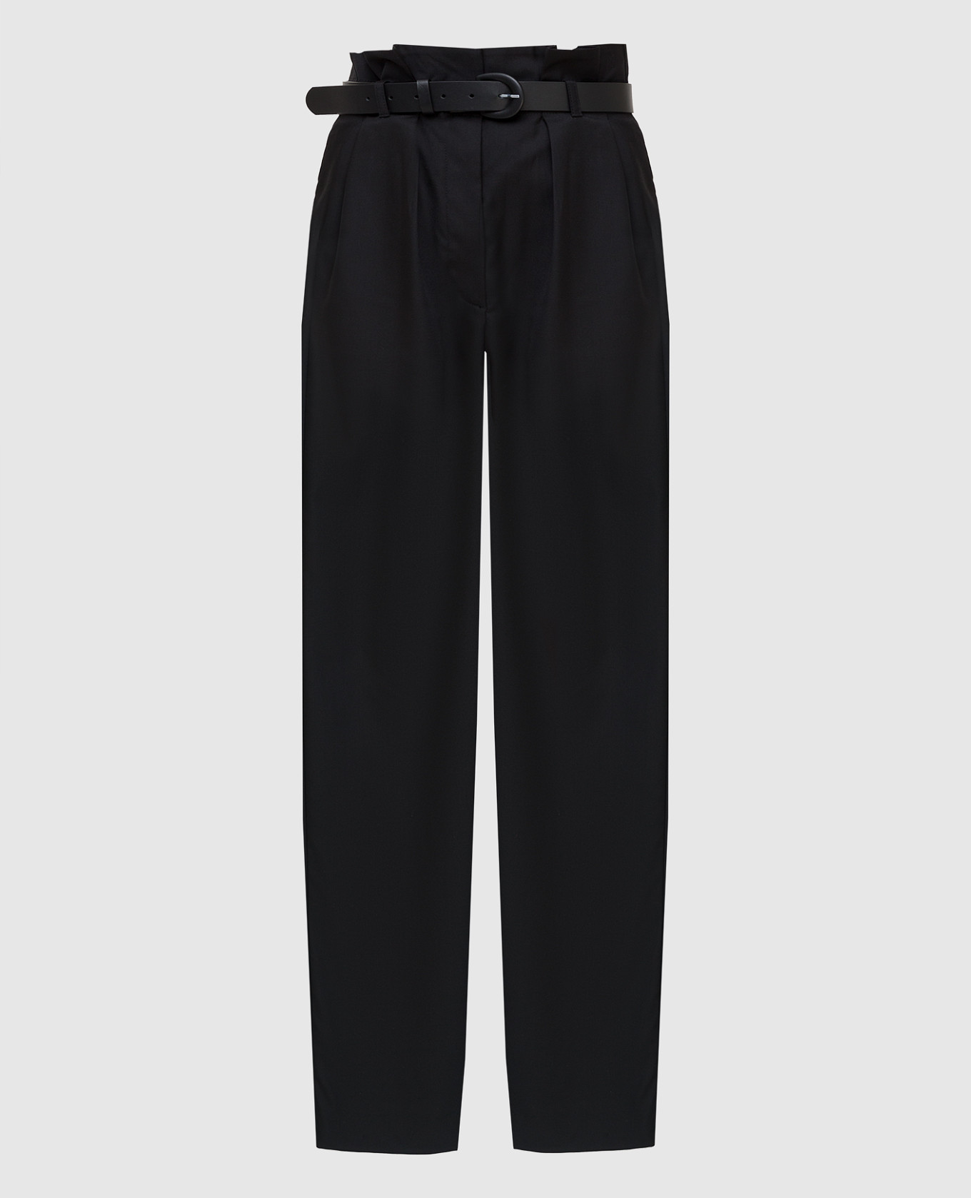 

Черные брюки из шерсти Les Coyotes de Paris, Черный, Повседневные брюки casual