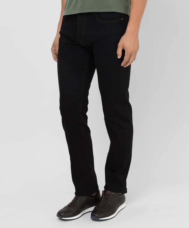 MooRER Темно-коричневые джинсы Pilon PILONPS709 изображение 3