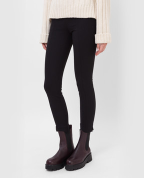 The Row Черные брюки Sovino из шерсти 5922W2119