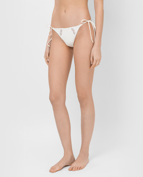 Ermanno Scervino Бежевые трусики от купальника D404Y355MQM