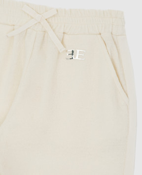Ermanno Scervino Дитячі бежеві спортивні штани з вовни PL071016