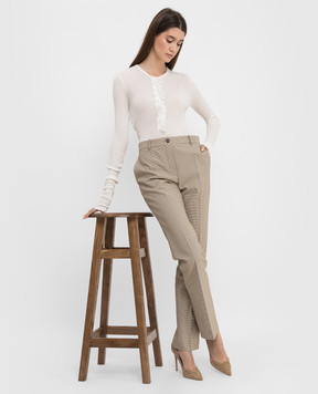 NINA RICCI Штани в клітку 19ACPA004PL0327