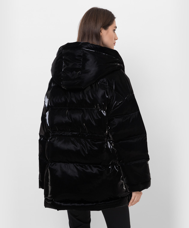 Off-White Черная пуховая куртка OWED002F21FAB001 изображение 4