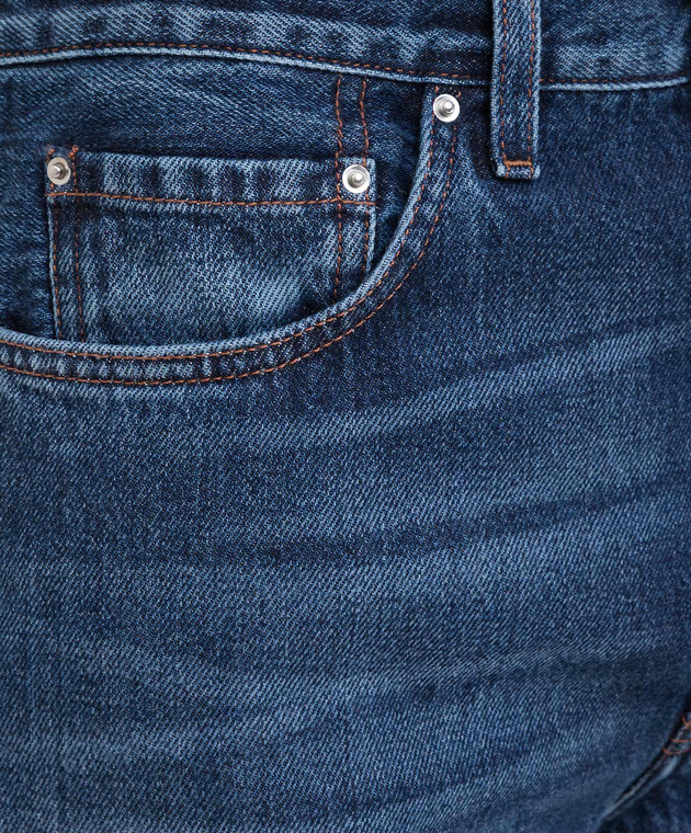 Toteme Тёмно-синие джинсы 211237740WASH изображение 5