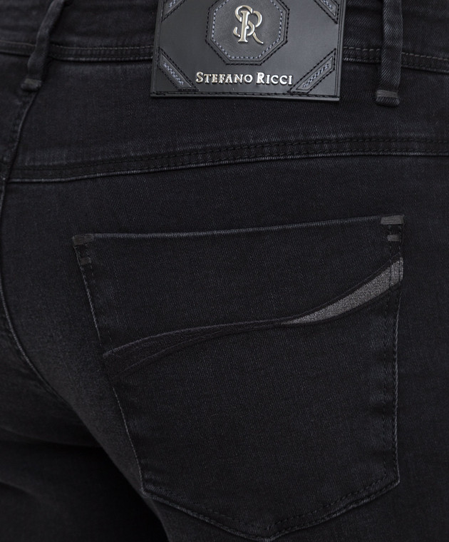 Stefano Ricci Темно-серые джинсы M8T0401050TODES изображение 5