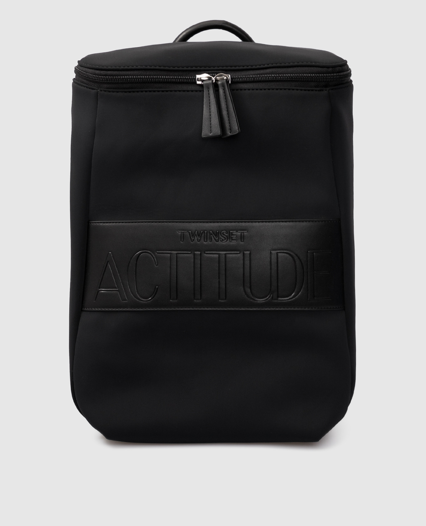 Twin Set Actitude Черный рюкзак с логотипом 212AO8090
