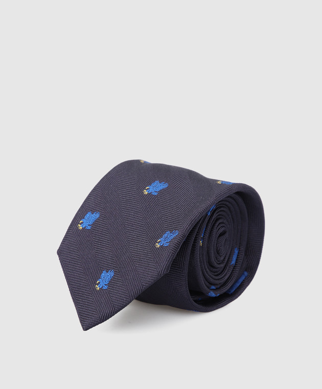 Stefano Ricci Children's patterned silk jacquard tie YCH30101