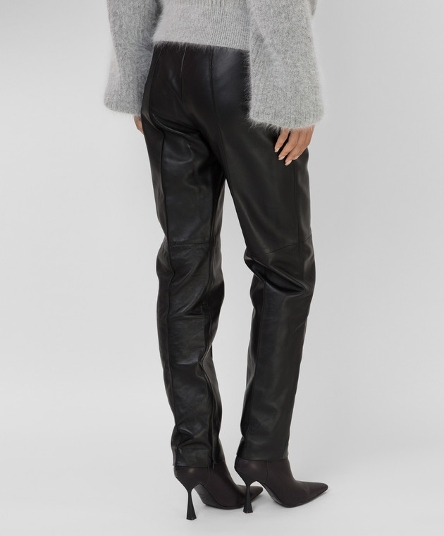 ALEXANDRE VAUTHIER Кожаные брюки с высокой посадкой 213LPA11001424 изображение 4