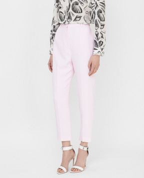 Alexander McQueen Розовые брюки 536682