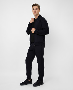 Loro Piana Темно-синяя спортивная кофта FAL7124