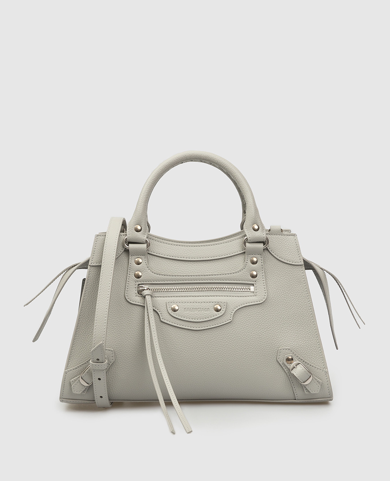 

Кожаная сумка-тоут Neo Classic Balenciaga, Серый, Сумки