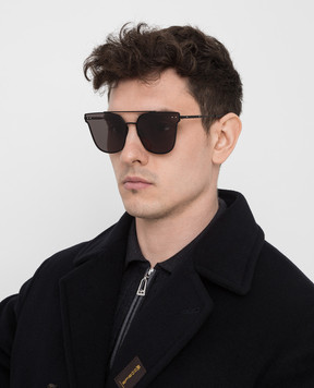 Bottega Veneta Солнцезащитные очки в тонкой оправе BV0140S30001684