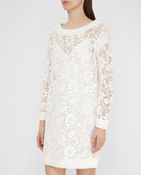 Ermanno Scervino Біле плаття D385Q305CSEZZ