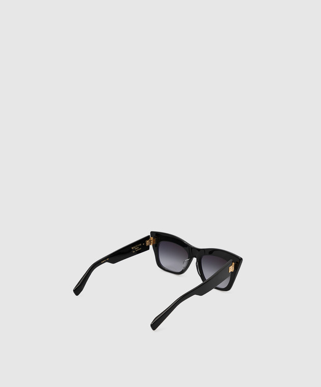 Balmain Черные солнцезащитные очки BPS101A55 изображение 4
