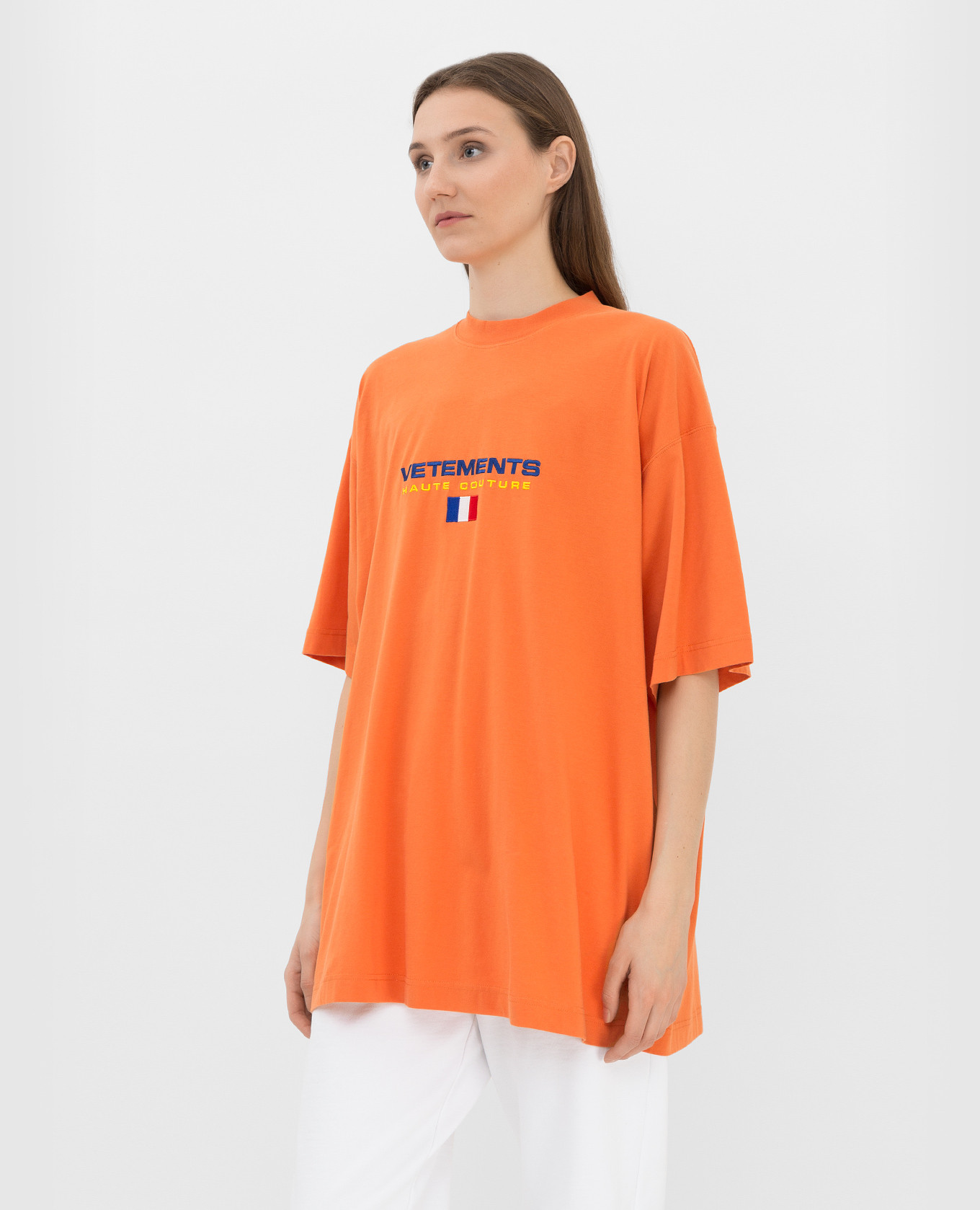 Vetements Оранжевая футболка с логотипом UE52TR240X изображение 3