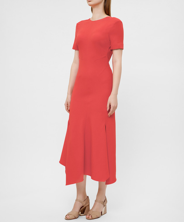 Victoria Beckham Червоне плаття DRMID6847C зображення 3