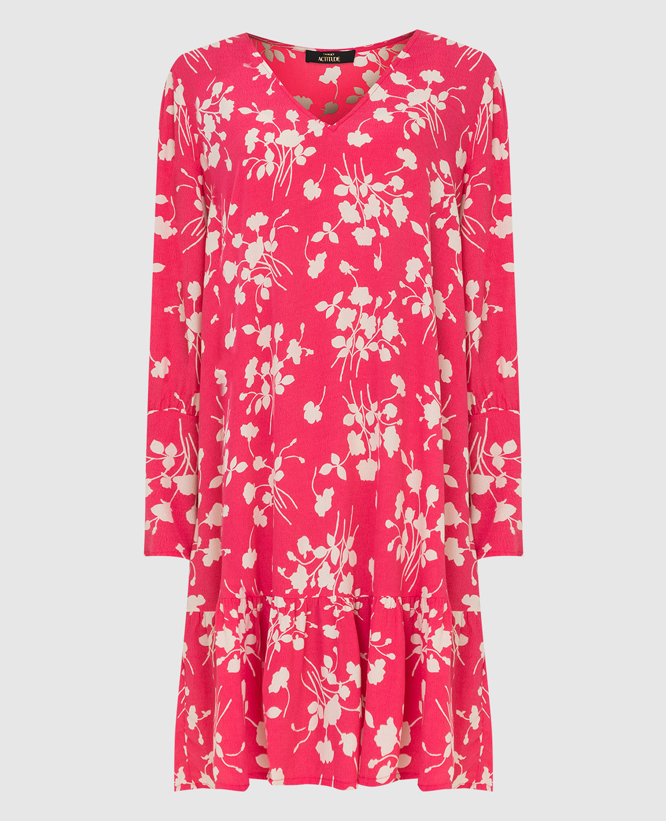

Платье в цветочный узор Twin Set Actitude, Розовый, Платья Миди