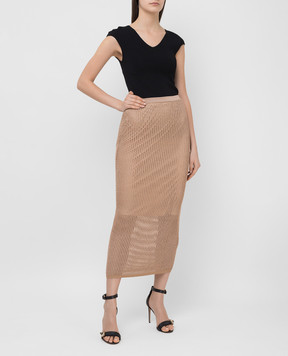Balmain Бежевая юбка 6014546M