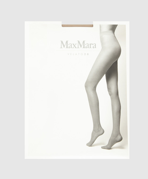 Max Mara Светло-бежевые колготы 20 ден LONDRA изображение 2
