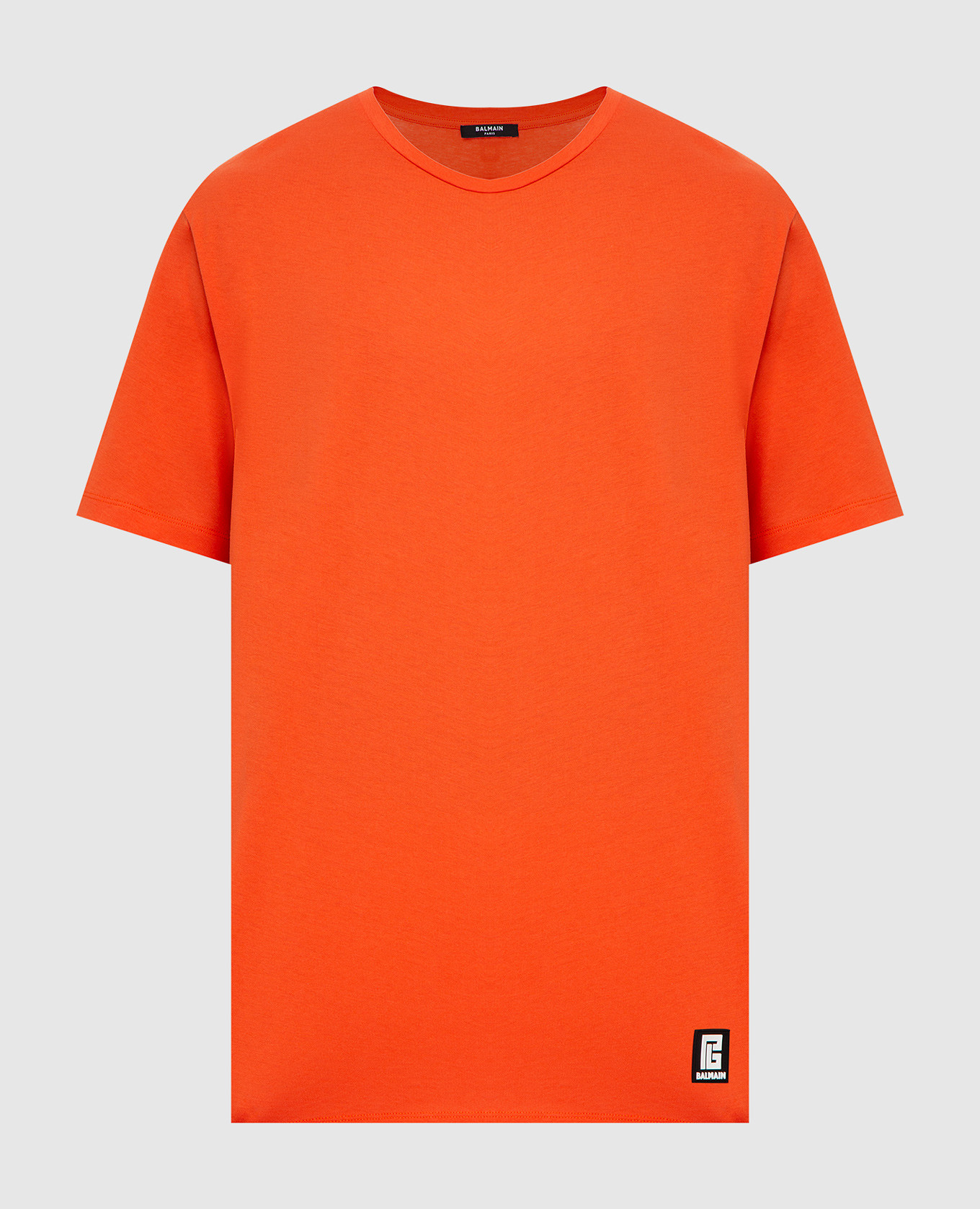 Оранжевая футболка с логотипом