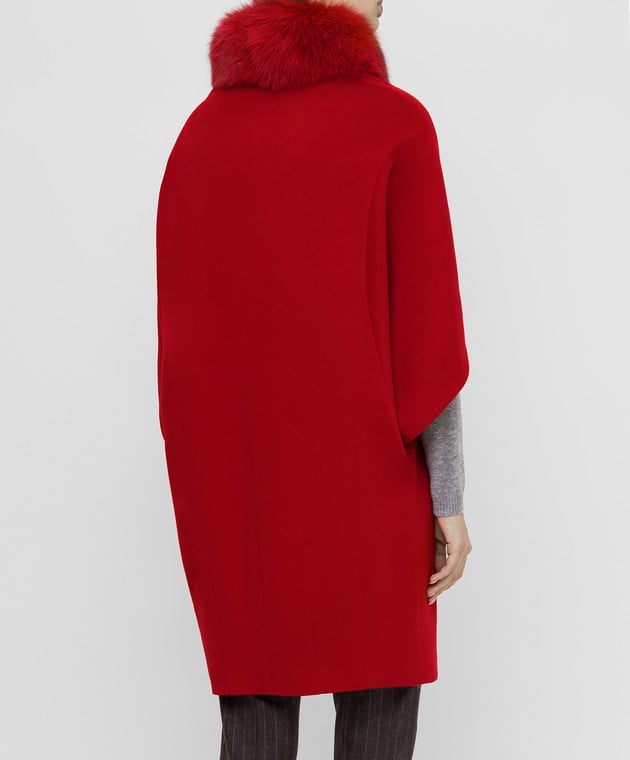 Heresis Червоне пальто з вовни S1195VO зображення 4