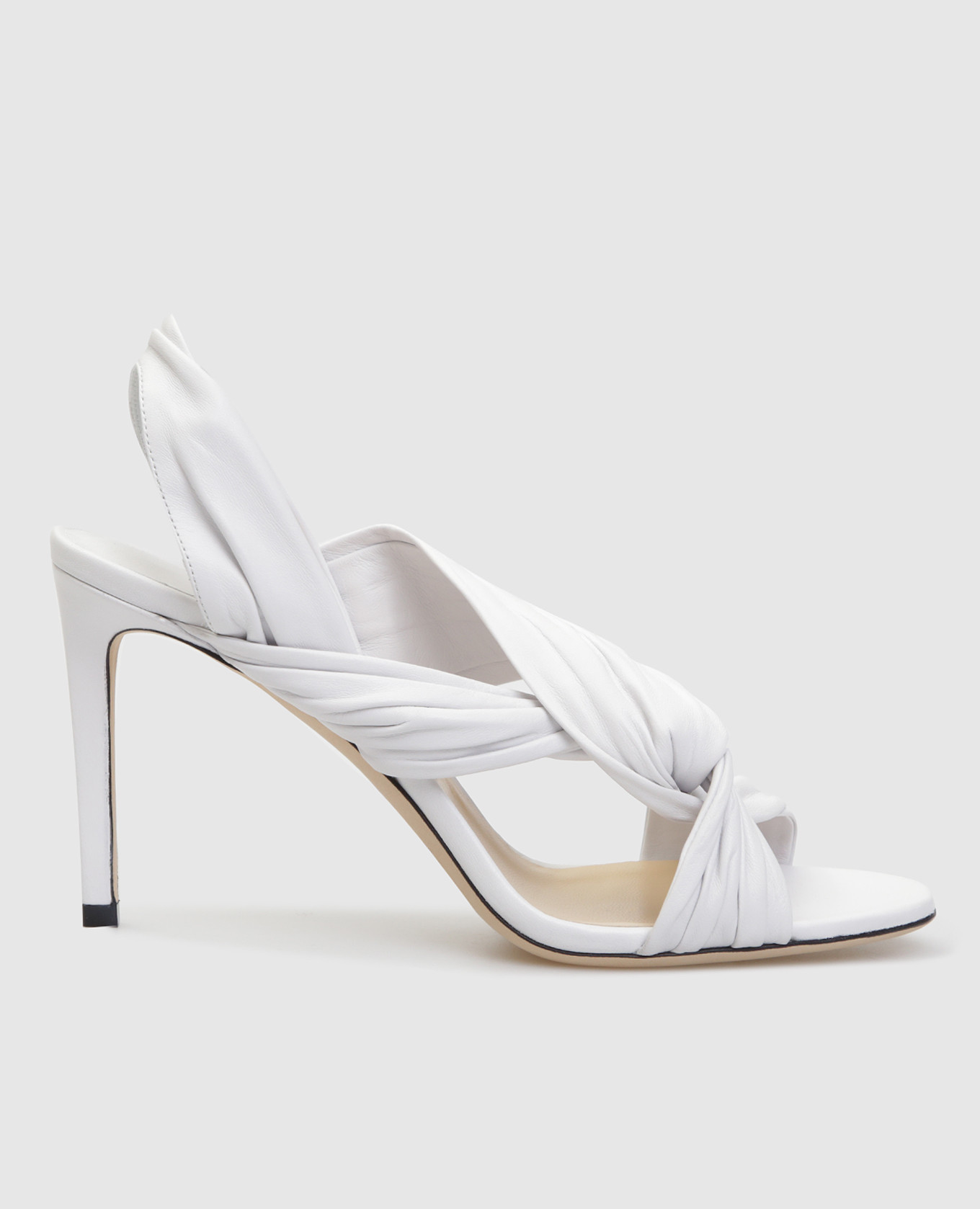 

Белые кожаные босоножки "Lalia" Jimmy Choo, Белый, Босоножки