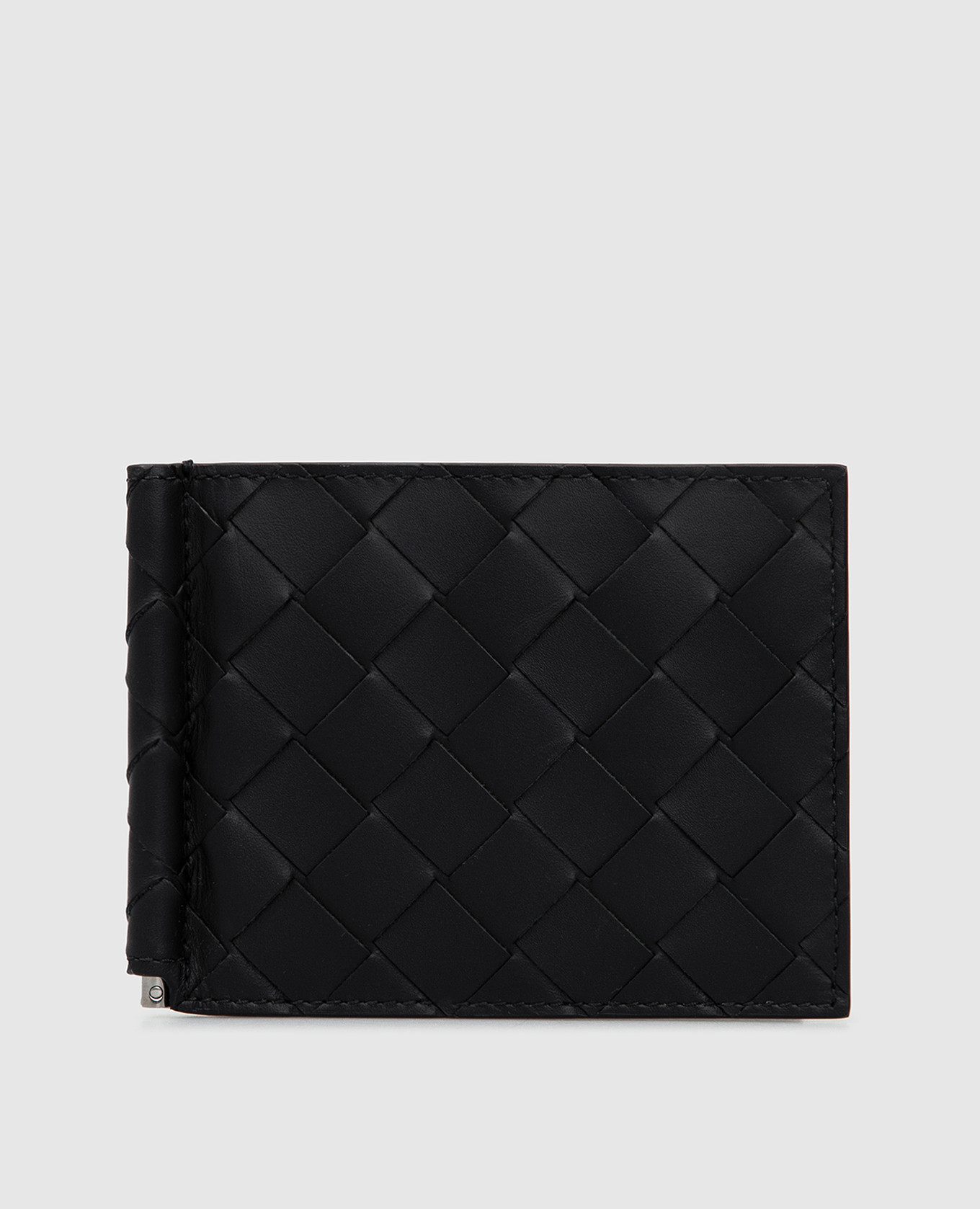 

Кожаный кошелек с плетением Intrecciato Bottega Veneta, Черный, Кошельки