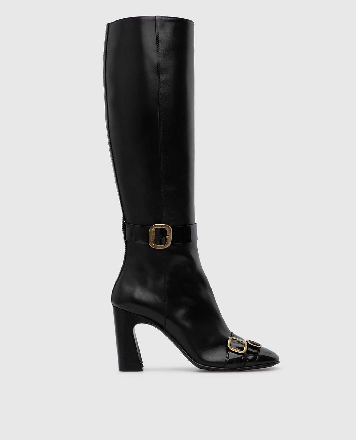 

Черные кожаные сапоги Tods, Черный, Сапоги