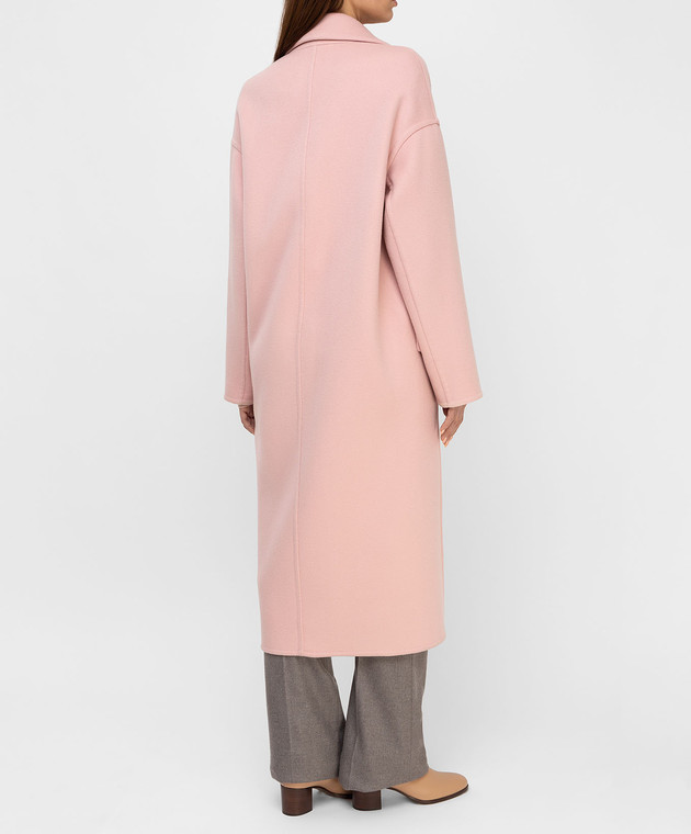 Loro Piana Рожеве пальто з кашеміру F1FAI3510 зображення 4