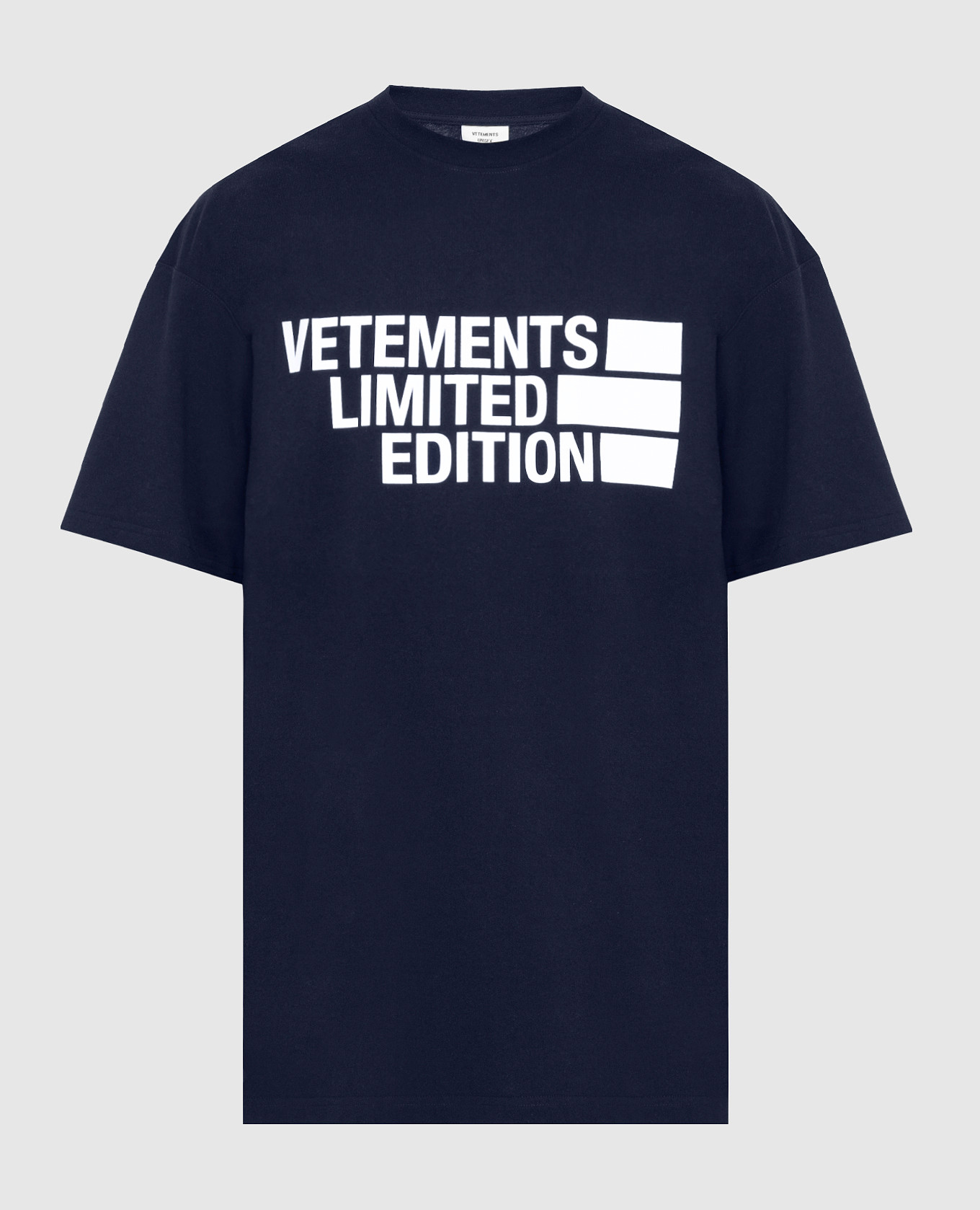 

Темно-синяя футболка Vetements, Тёмно-синий, Футболки