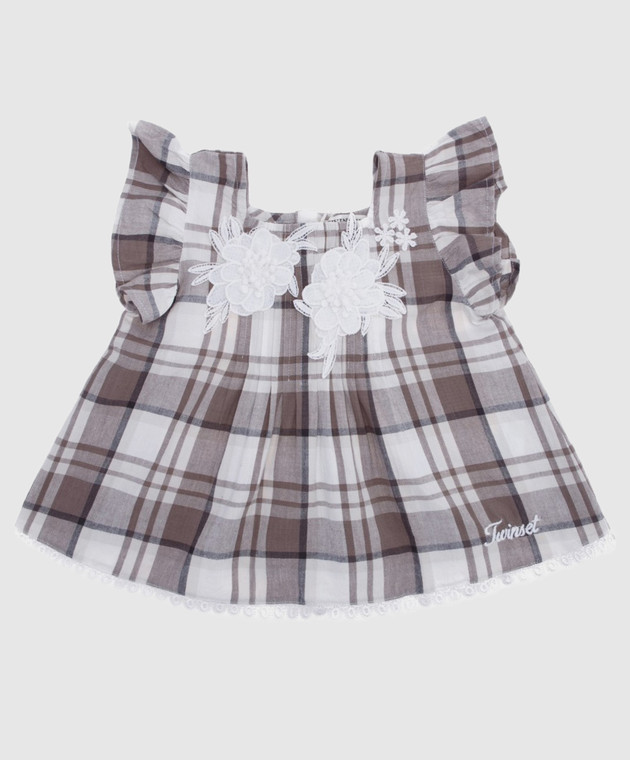 Twin Set Дитяче сіру сукню FS82JA