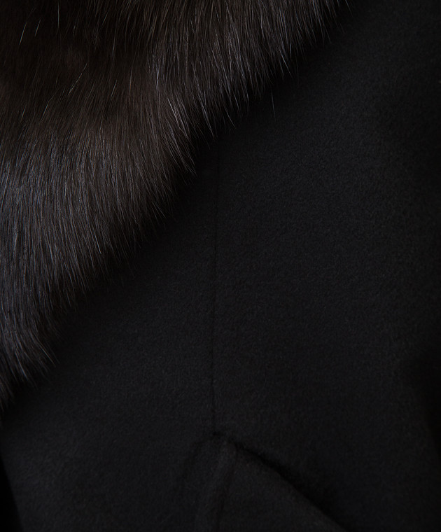 Real Furs House Пальто со съемным мехом QSR433 изображение 5