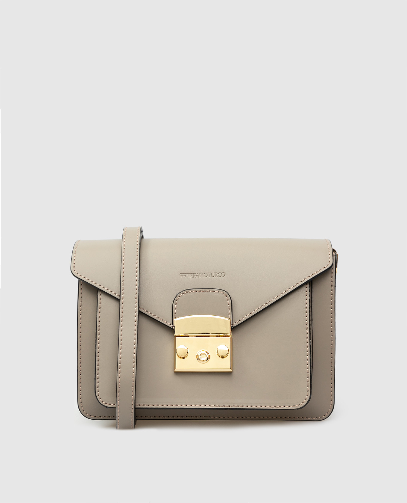 

Кожаная сумка "Mimi" Stefano Turco, Серый, Сумки