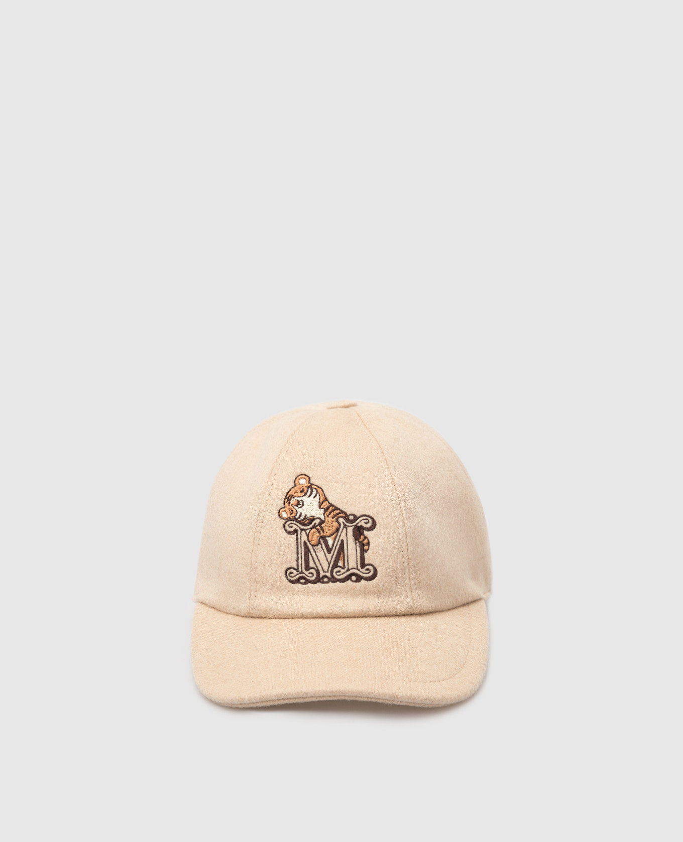 

Кепка Niger из шерсти с вышивкой, Бежевый, Кепки