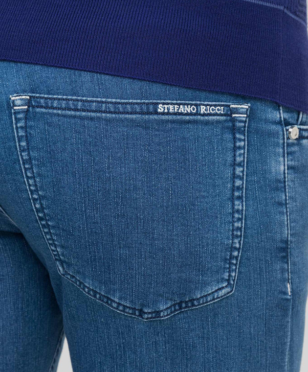 Stefano Ricci Голубые джинсы MFT03S2100K3BL изображение 5