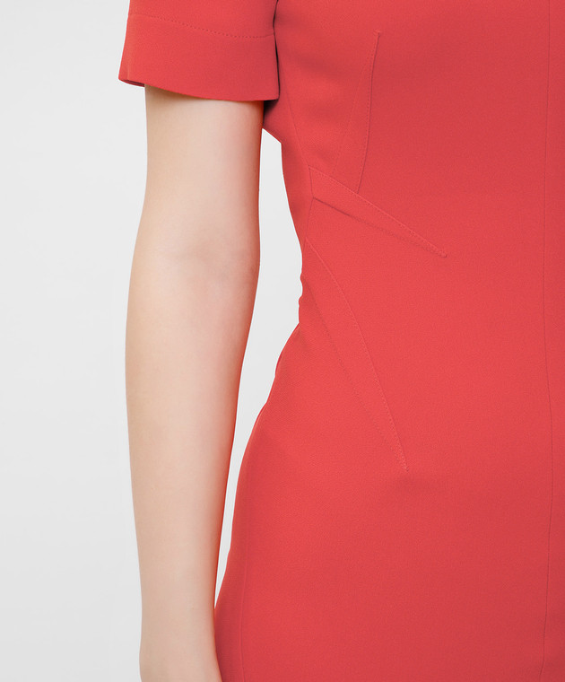 Victoria Beckham Червоне плаття DRMID6847C зображення 5