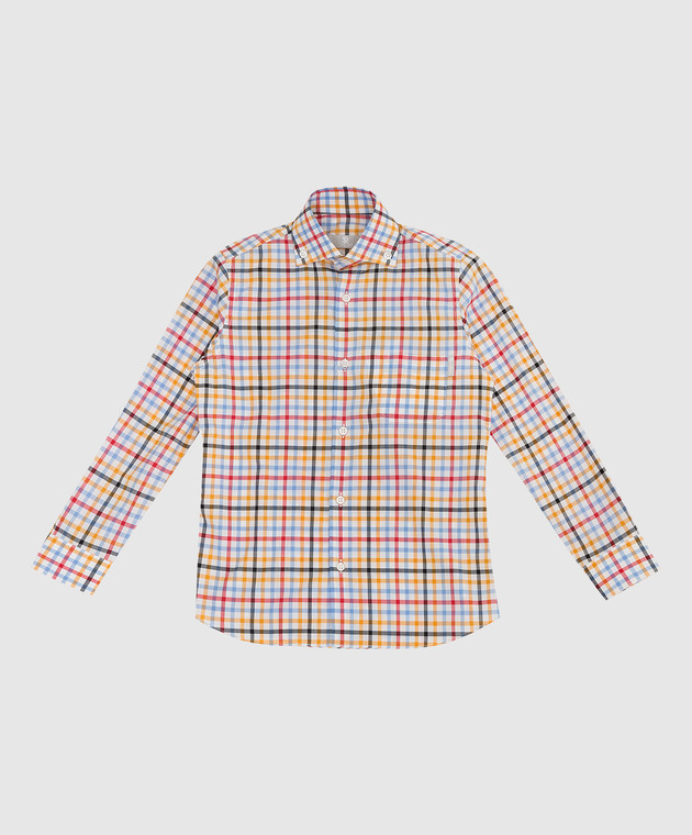 Stefano Ricci Children's checkered shirt YC004475LJ1871