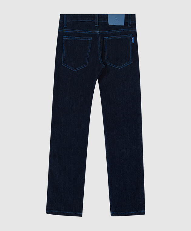 Stefano Ricci Children's dark blue jeans YFT6401090T2210 image 2