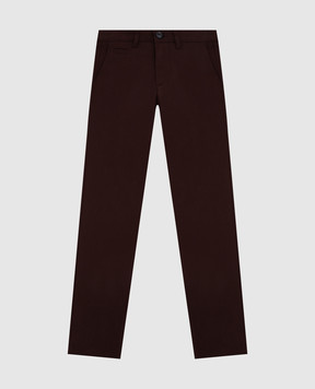 Stefano Ricci Детские коричневые брюки YUT6400020CTC800