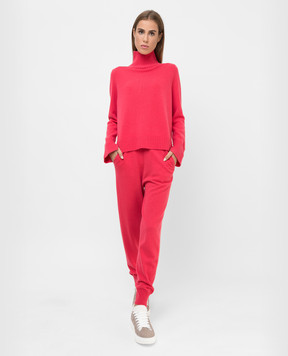 Allude Розовые джоггеры из кашемира 21511117