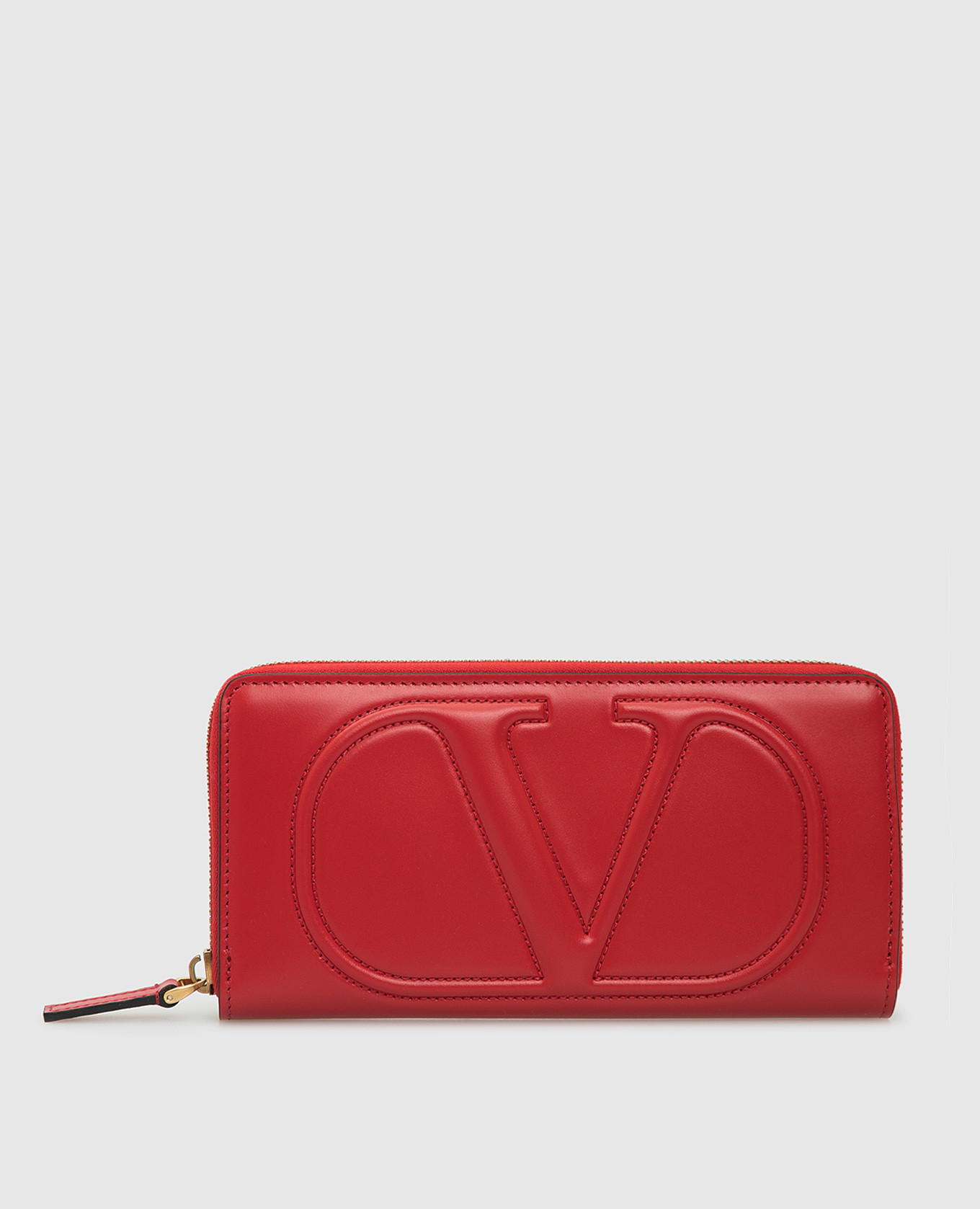 

Красный кожаный кошелек Valentino, Кошельки
