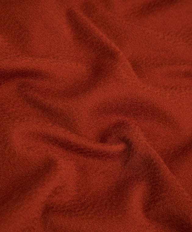 Loro Piana Терракотовый шарф из кашемира F3FAB9149 изображение 3