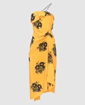 N21 Желтое платье из шелка N2MH2025544