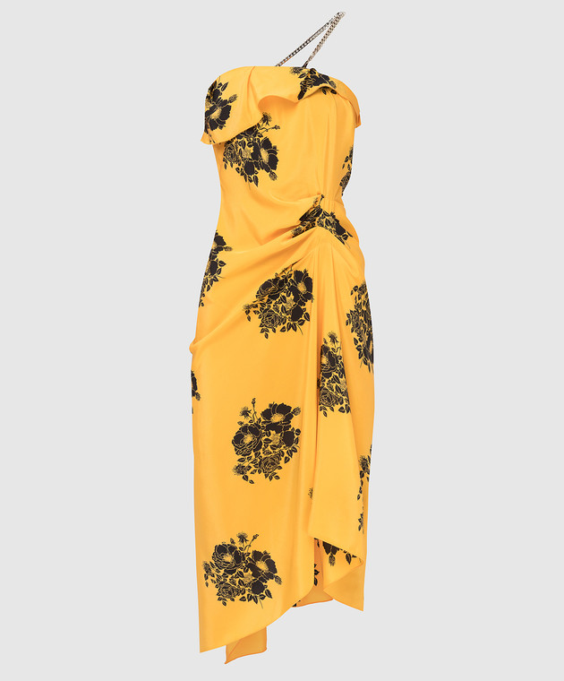 N21 Желтое платье из шелка N2MH2025544