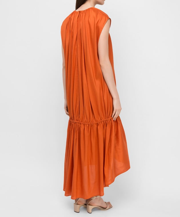 Toteme Оранжевое платье PRETORIA202603711 изображение 4