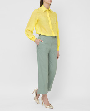 NINA RICCI Зелені штани 21PCPA014CO0916