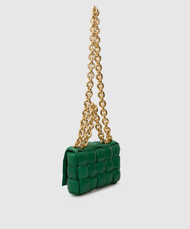 Bottega Veneta Зеленая кожаная сумка 