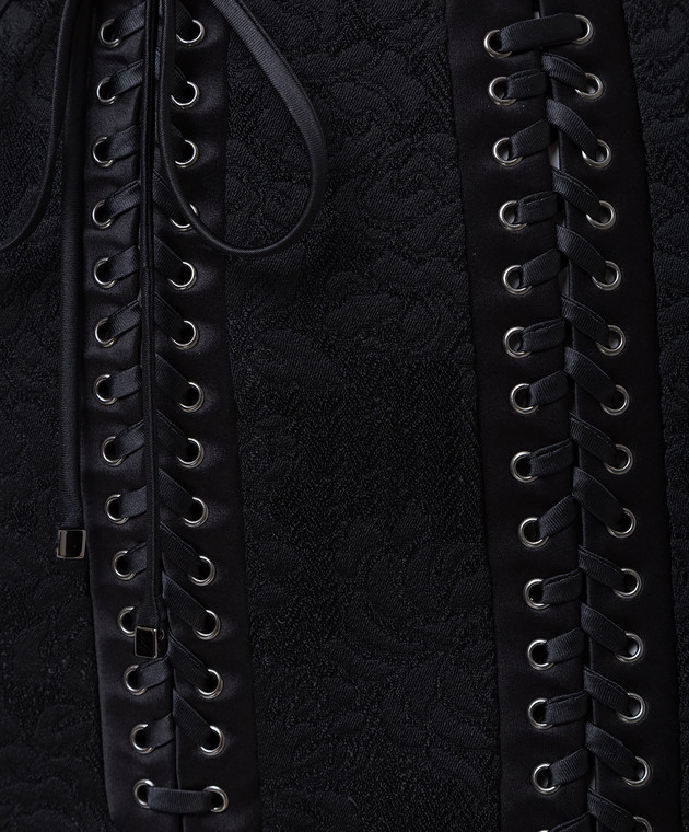 Dolce&Gabbana Чорна спідниця F4BIGTFJRCP зображення 5