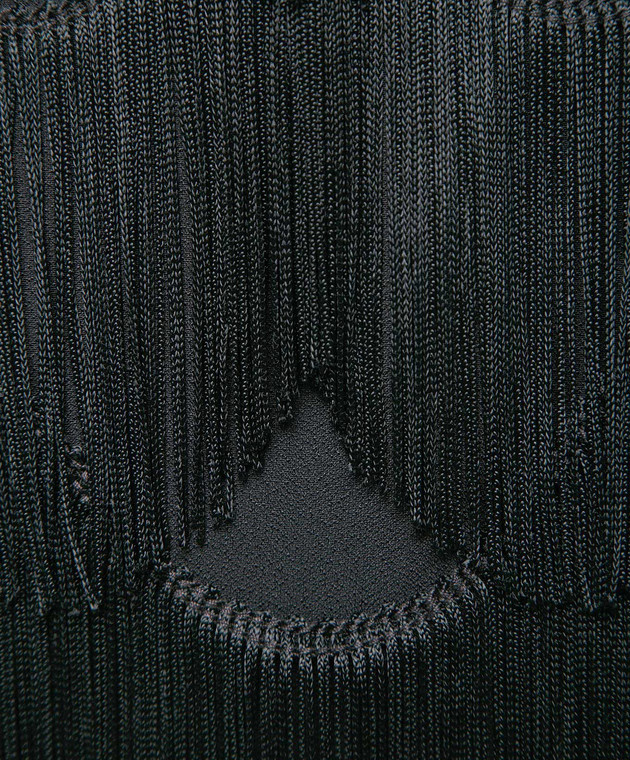 Marc Jacobs Черная юбка с бахромой M4007189 изображение 5